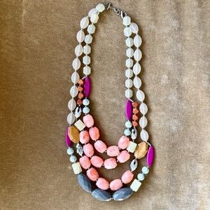 Anthropologie Beaded Layer Necklace